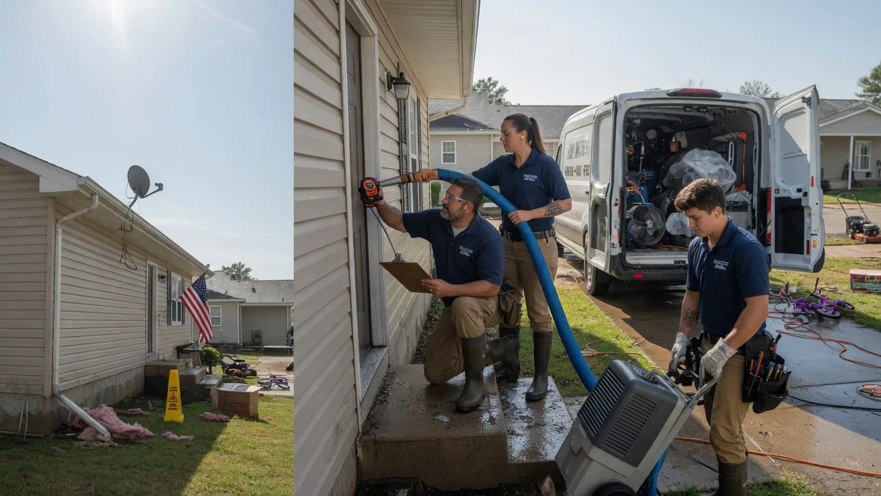 Ceiling Water Damage Restoration in Loami, IL near me