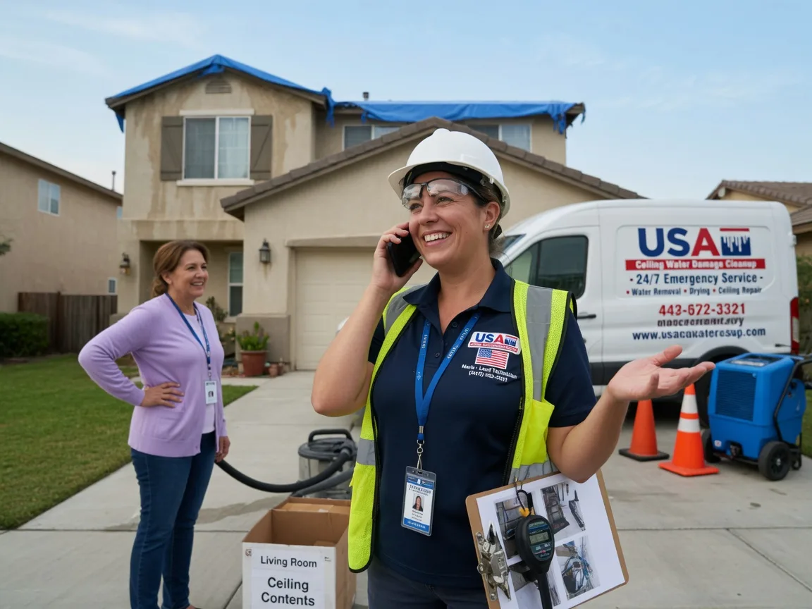 Ceiling Water Damage Restoration Loami, IL FAQs